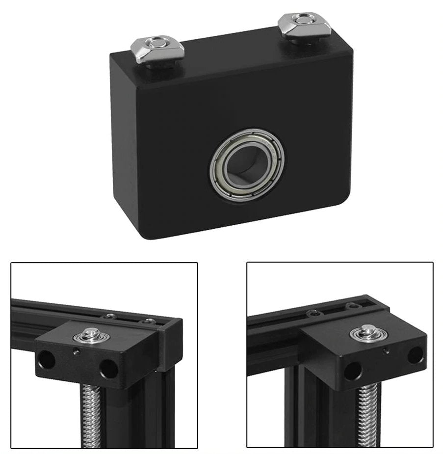 Fixed Aluminum Z-axis Lead Screw Top Mount Bracket Creality Ender-3 / Pro / V2 / CR10 3D Printers