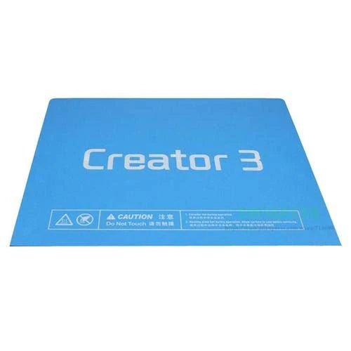 Flashforge Creator 3 Build Plate Surface / Sticker with 3M Backing