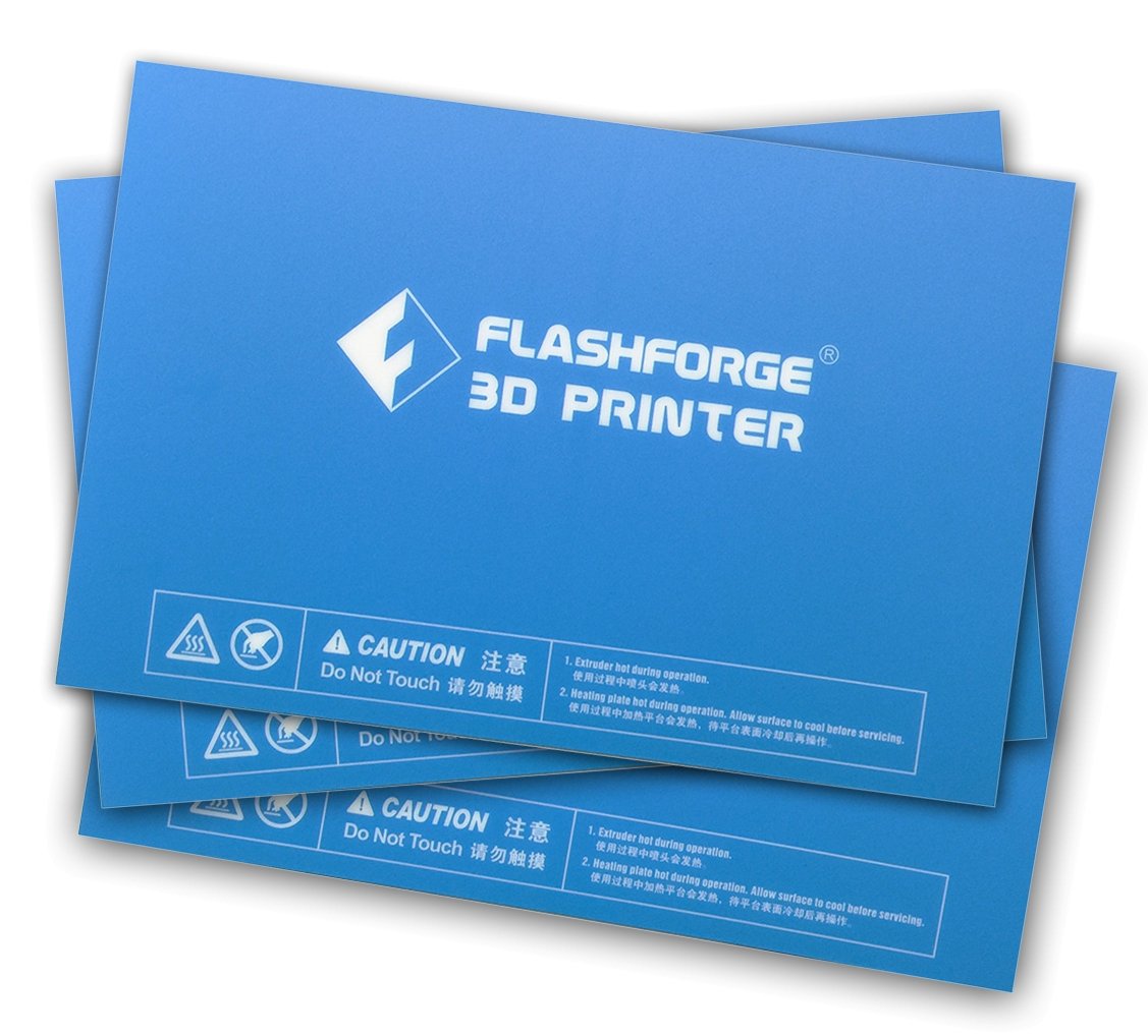 Flashforge Creator Pro / Dreamer / Dreamer NX 3D Printer Blue Heated Bed Sticker with 3M Backing