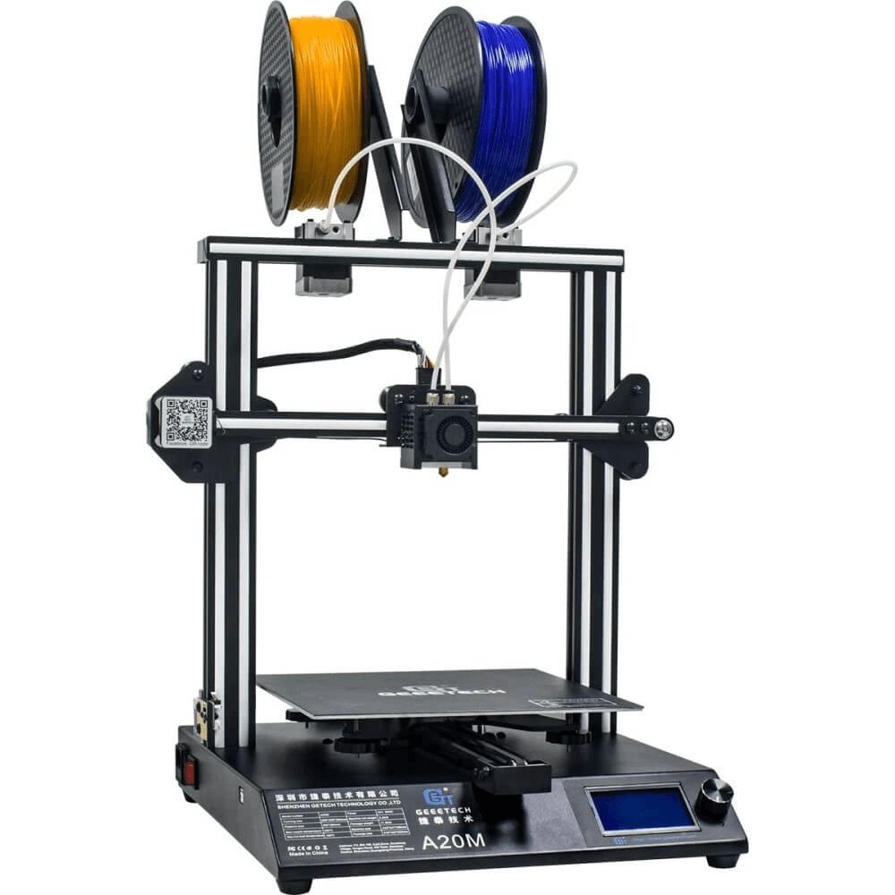 Geeetech® A20M Dual Extruder Mix-Colour 3D Printer (255x255x255mm Build Volume) Resume Print / Filament Detector / Open Source GT2560 Control Board