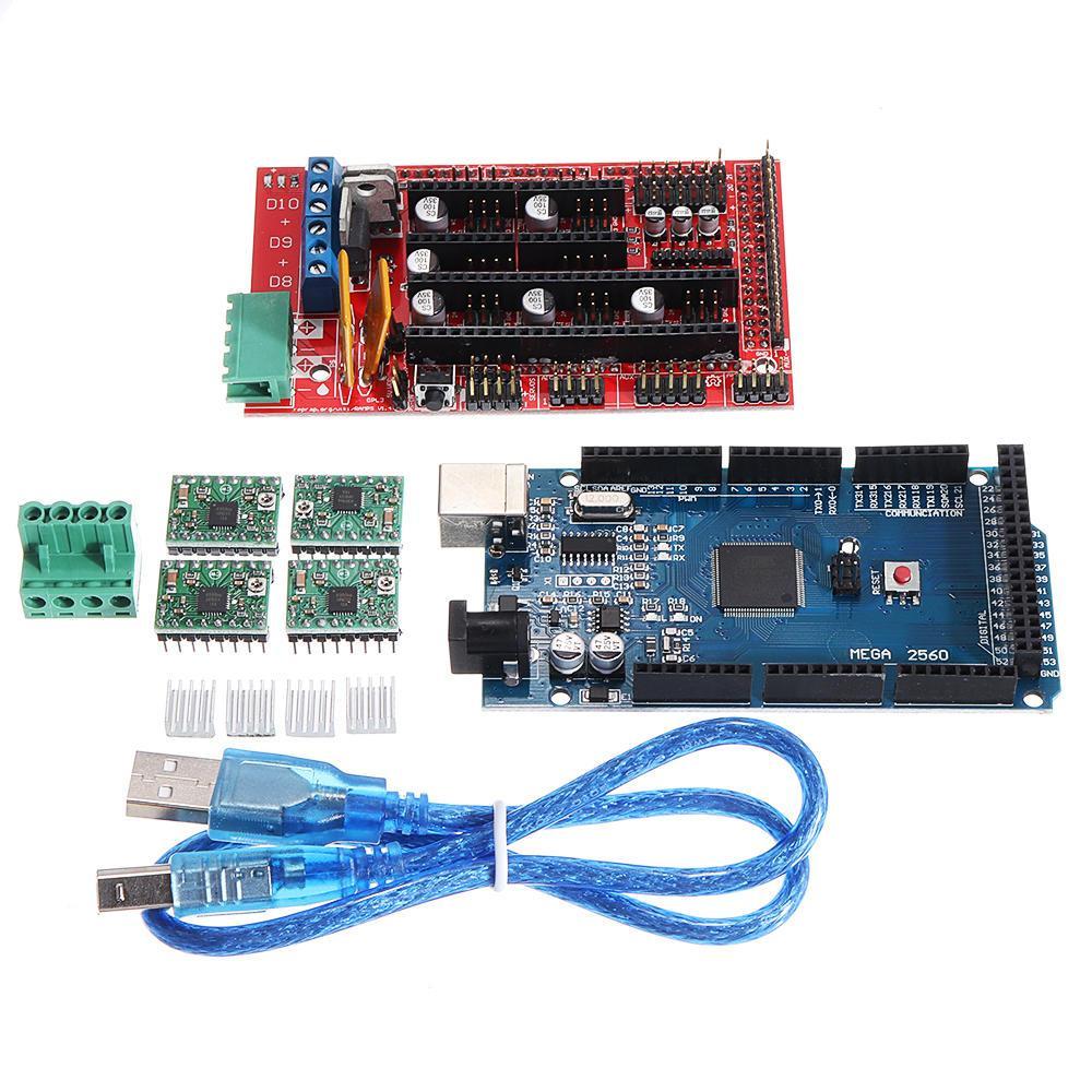 RAMPS 1.4 Control Board + MEGA2560 R3 + A4988 Driver With Heat Sink 3D Printer Mainboard Kit