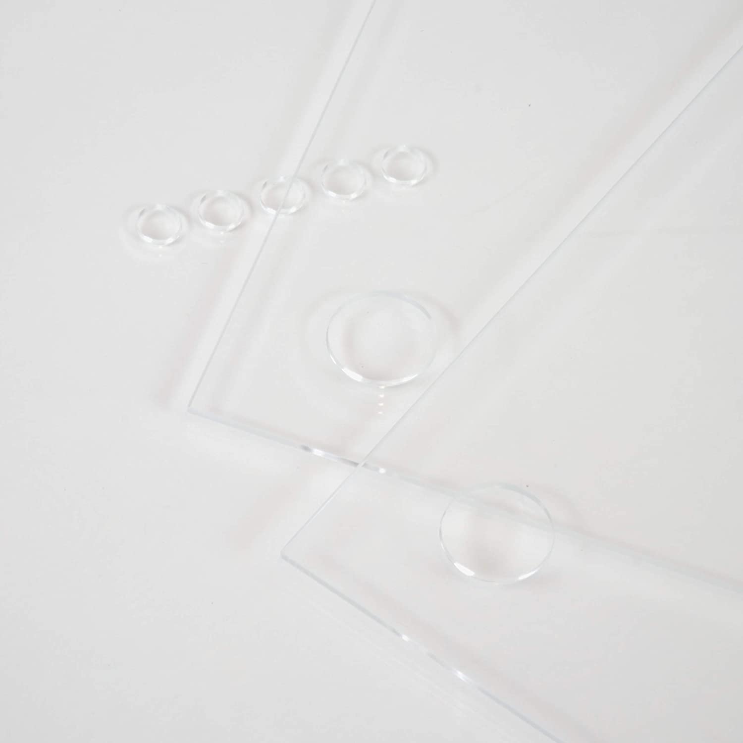IKEA Lack V2 Plexiglass 5 Pack (3mm) + 10 Magnets (20mm x 6mm x 2mm) for 3D Printer Enclosure