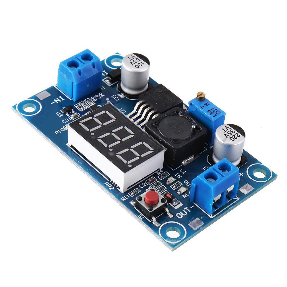 DC-DC Step-Down Converter LM2596 with display - ARDUSHOP