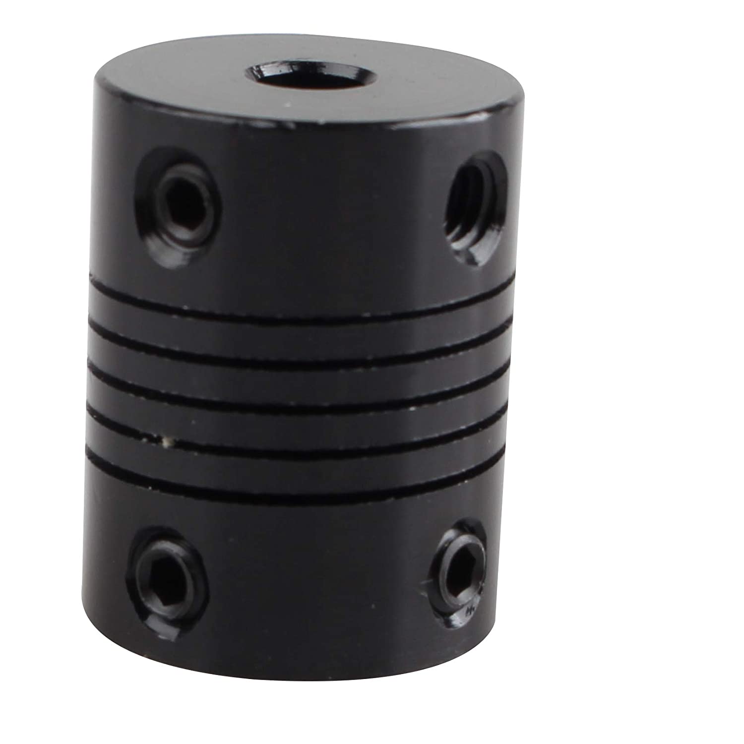 Pack of 4 Black Flexible Shaft Stepper Motor Couplers (Available in 5x5mm & 5x8mm)