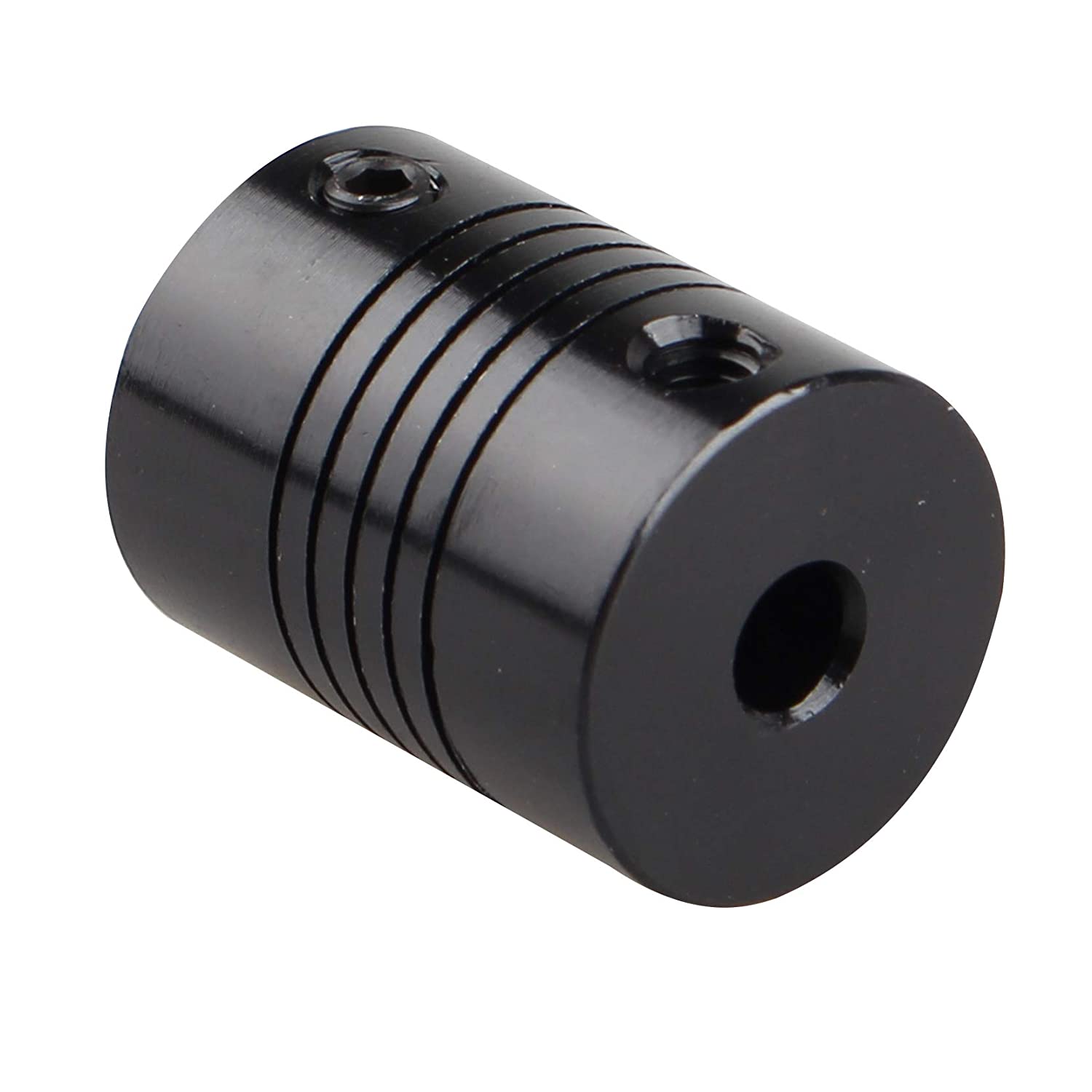 Pack of 4 Black Flexible Shaft Stepper Motor Couplers (Available in 5x5mm & 5x8mm)