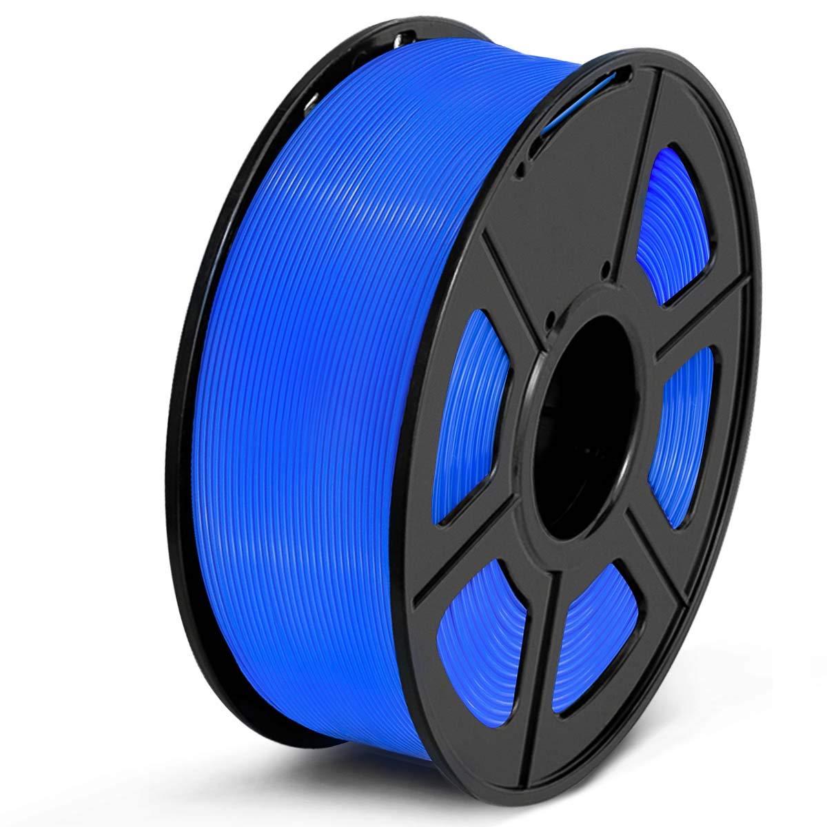 Blue PLA 3D Printer Filament 1.75mm PLA 1Kg Spool (2.2lbs), Dimensional Accuracy of +/- 0.02mm