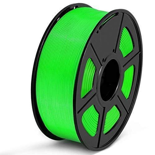 Green PLA 3D Printer Filament 1.75mm PLA 1Kg Spool (2.2lbs), Dimensional Accuracy of +/- 0.02mm