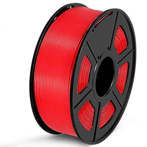 Red PLA 3D Printer Filament 1.75mm PLA 1Kg Spool (2.2lbs), Dimensional Accuracy of +/- 0.02mm