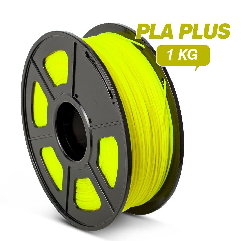 Yellow PLA+ 3D Printer Filament 1.75mm 1Kg Spool Dimensional Accuracy of +/- 0.02mm