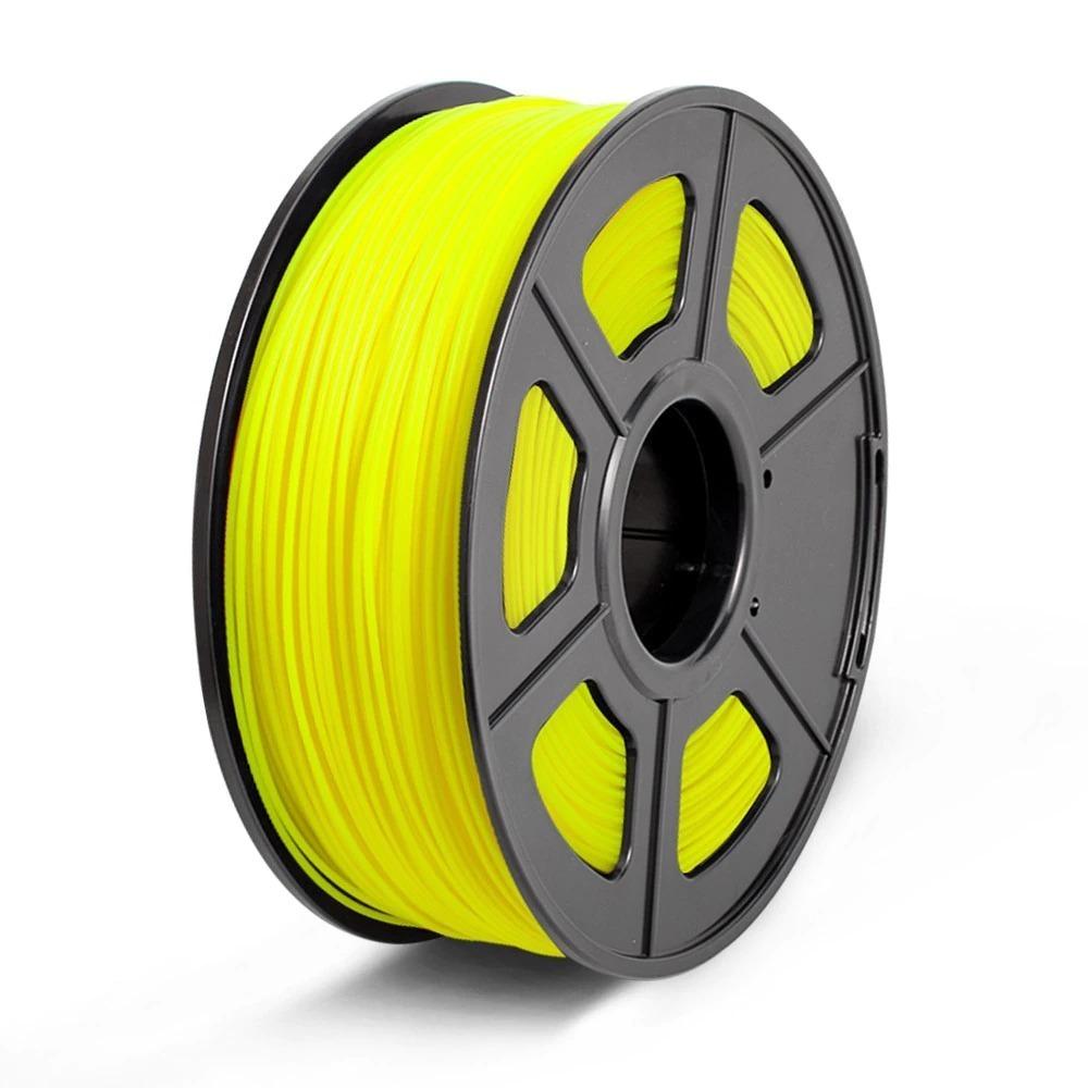 Yellow PLA 3D Printer Filament 1.75mm PLA 1Kg Spool (2.2lbs), Dimensional Accuracy of +/- 0.02mm