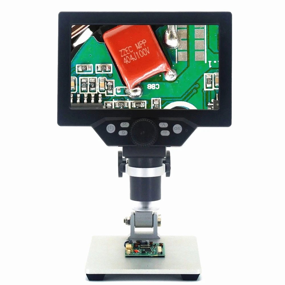 Portable LCD Digital Microscope (G1200) 1-1200X Continuous Zoom 12MP 7 Inch Large Colour Screen