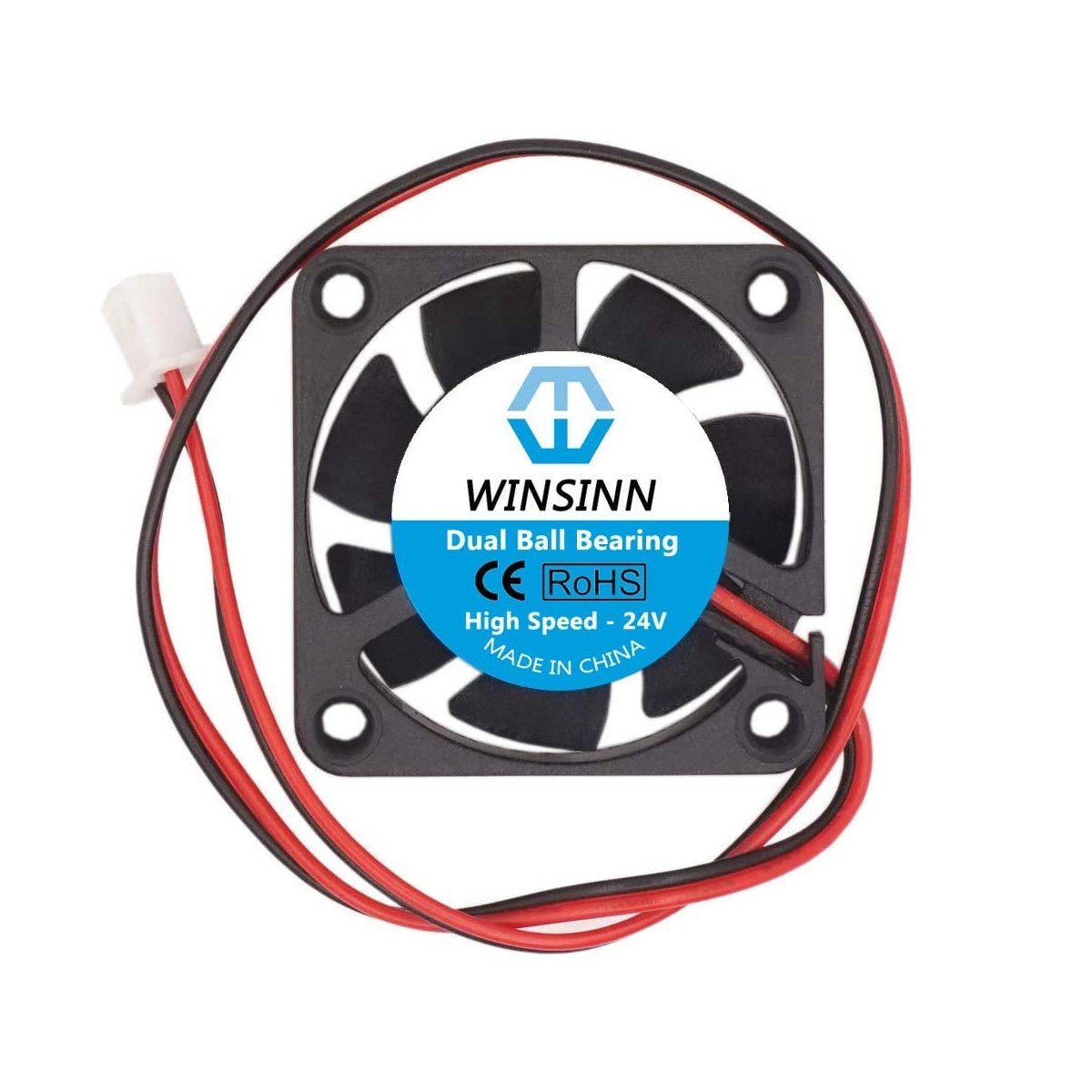 WINSINN 40mm 24V Brushless Dual Ball Bearing Hotend Cooling Fan 4010 (40x10mm) - High Speed Version